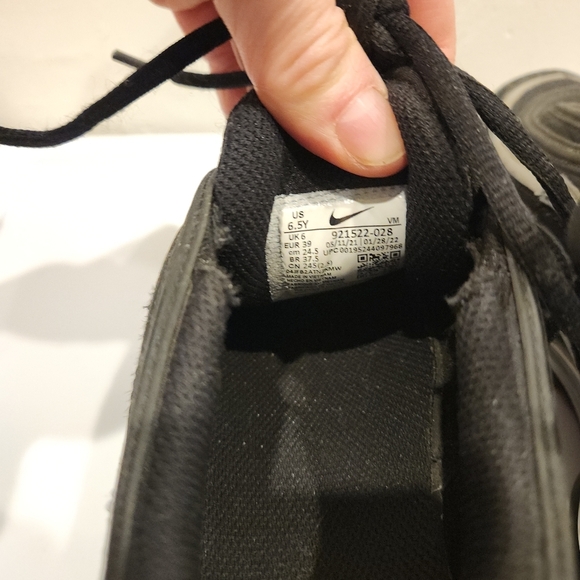 Nike Air Max 97 "Black/Sport Red" sneakers size 6.5y - Picture 9 of 9